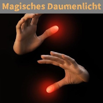 IBLUELOVER Magické svetlá na palec, balenie 10 kusov, Magické svetlá na palec, LED lampičky na prsty,