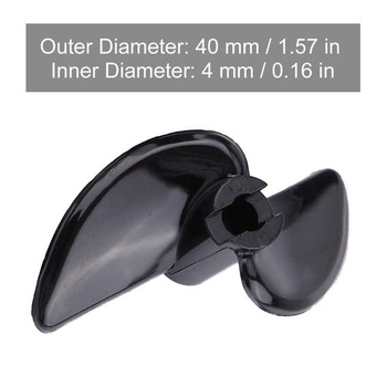 2listé vrtule, 4 x 40 mm CNC 2listé poloponorné vrtule, plastové elektrické príslušenstvo pre RC