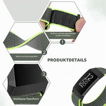 Nylonový náramok Runostrich kompatibilný s Fitbit Charge 4/Charge 3/SE, mäkký náhradný náramok,
