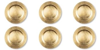 Súprava 6 nabíjacích tanierov Excelsa Gold, plast PP,…