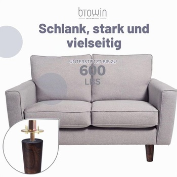 15cm dřevěné nábytkové nohy Btowin