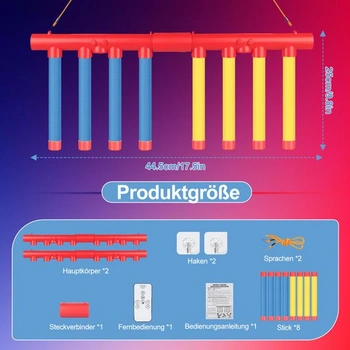 Hračka pre tréning reakcie s padajúcimi tyčinkami - Hra s chytaním tyčiniek s nastaviteľnou