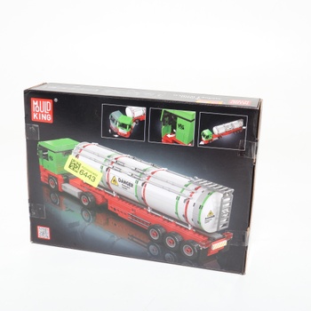 Stavebnice modelu cisternového vozu Mould King 24075, kreativní inženýrská sada propojených