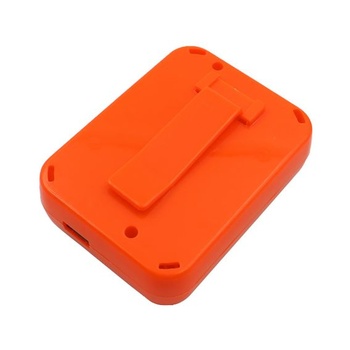 Nafukovací oblekový fúkač Sarini, prenosný mini fúkač s USB portom a priehradkou na batérie pre