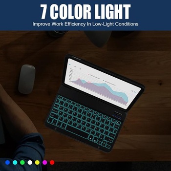Bluetooth klávesnica AXFEE, pre iPad 10, 10,9 palca, ultratenká bezdrôtová klávesnica, pre Android,