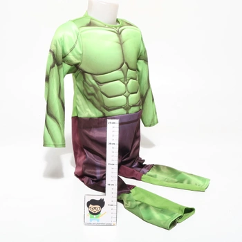 Rubie's Official Marvel Avengers Hulk Deluxe Dětský kostým pro střední věk Výška 116 cm, Chlapci,