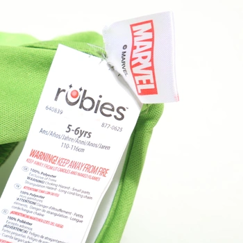 Rubie's Official Marvel Avengers Hulk Deluxe Dětský kostým pro střední věk Výška 116 cm, Chlapci,