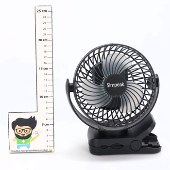 Tichý stolný ventilátor Simpeak