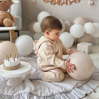 60 bielych balónikov, biele latexové balóniky, biele héliové balóniky, 30cm párty balónkové dekorácie na