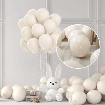 60 bielych balónikov, biele latexové balóniky, biele héliové balóniky, 30cm párty balónkové dekorácie na