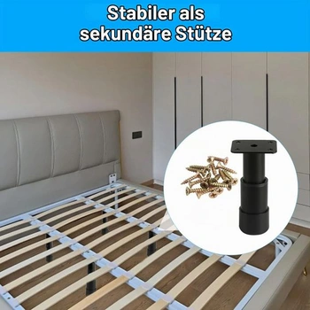 4 nastaviteľné nábytkové nohy, nerezové nábytkové nohy, výškovo nastaviteľné 80 mm-120 mm, nové