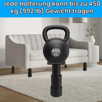 4 nastaviteľné nábytkové nohy, nerezové nábytkové nohy, výškovo nastaviteľné 80 mm-120 mm, nové