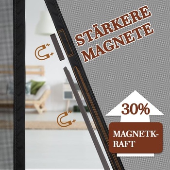 Magnetická sieť proti hmyzu Yotache na balkónové dvere, 75x210 cm, ochrana proti hmyzu na balkónové