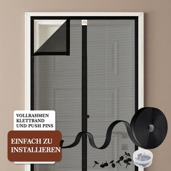 Magnetická sieť proti hmyzu Yotache na balkónové dvere, 75x210 cm, ochrana proti hmyzu na balkónové