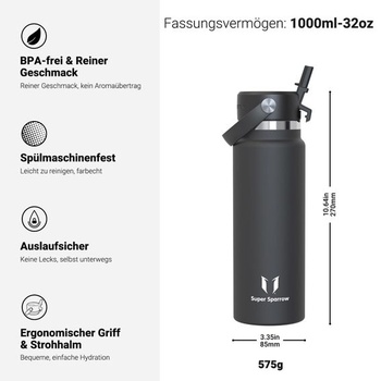 Termoska Super Sparrow EUWMF-1000ML-Black