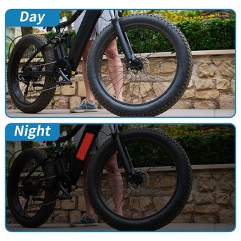 Reflexná páska na bicykel, samolepiaca, červená, 1 kus, pre vozidlá, PVC
