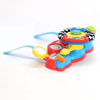 Winfun 46879 - Dětský volant se světlem a zvukem, interaktivní hračka a doplněk pro miminka, dárky