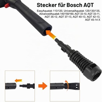Adaptér YUET pro vysokotlaký čistič Bosch EasyAquatak AQT na Kärcher Bosch AQT