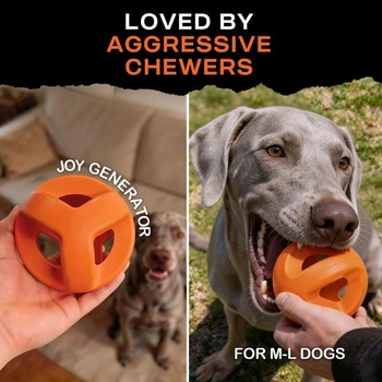 Hračka z přírodního kaučuku Fida pro velké psy a agresivní žvýkače, žvýkací hračka pro interaktivní