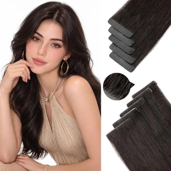 Příčesek z pravých vlasů Silk-co 4 ks
