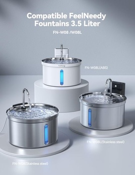 Náhradné filtre FEELNEEDY 6 ks pre mačky a psy 3,2 l/3,5 l E-6 náhradné filtre