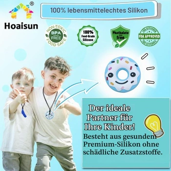 Žuvacie náhrdelníky pre senzorické deti, balenie 6 žuvacích hračiek pre autistické deti, ADHD, SPD,