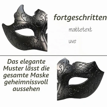 Maškarná maska ​​pre páry, mužov a ženy, benátska maska ​​na Halloween, čipková maska, kostým,