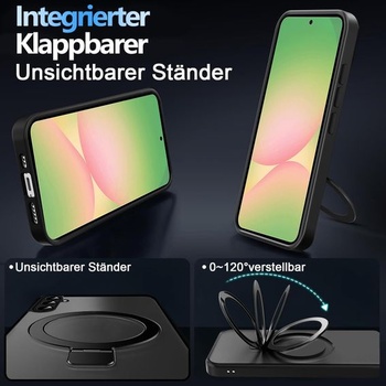 Puzdro na telefón Tawarror MagStand pre Samsung Galaxy A56 5G, matné priesvitné magnetické ochranné