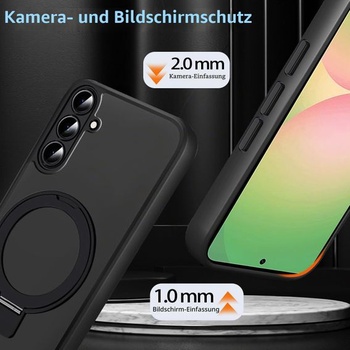 Puzdro na telefón Tawarror MagStand pre Samsung Galaxy A56 5G, matné priesvitné magnetické ochranné