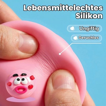 JSTHHTT Taba Squishy Fidget Toys, senzorické hračky s mnohými výrazmi tváre, zábavné a mäkké