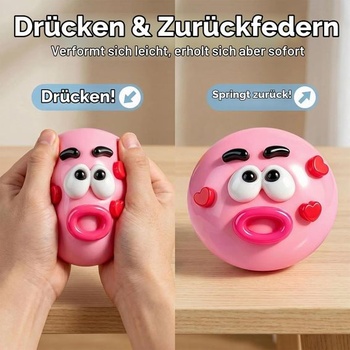 JSTHHTT Taba Squishy Fidget Toys, senzorické hračky s mnohými výrazmi tváre, zábavné a mäkké