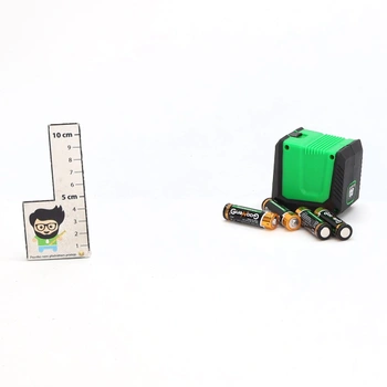 Křížový laser Lusweimi se stativem, zelený