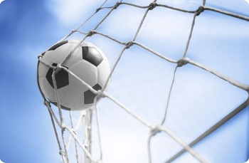 Futbalová sieť Neo-Sport - Sieť na futbalové bránky - Robustná - Náhradná sieť - 215 x 150 x 90 cm
