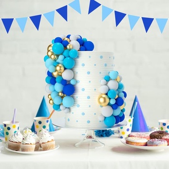NACHLYNN 80 kusov guličiek na zdobenie torty, zdobenie torty, mini balóniky, košíčky, DIY pre párty,