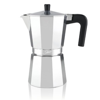 Espresso kávovar na 6 šálok, kanvica na espresso 300 ml, hliníkový kávovar, ITALIA, espresso