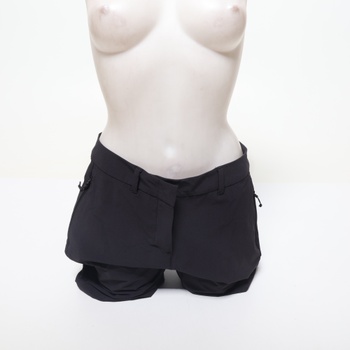 Dámske čierne šortky, 38 EUR Jack Wolfskin