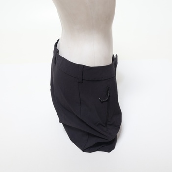 Dámske čierne šortky, 38 EUR Jack Wolfskin