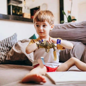 POPOYU 24dielne náramky s dinosaurami pre deti, dinosaurie náramky na detské narodeninové oslavy, párty