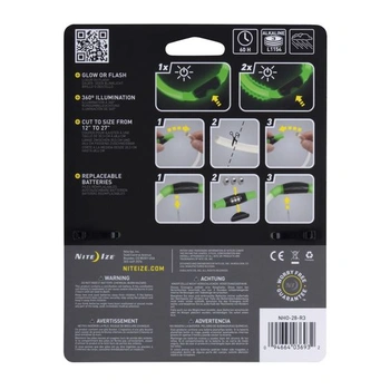 Bezpečnostný obojok Nite Ize NiteHowl LED – Svietiaci obojok pre psov s LED svetlami – Psí doplnok na