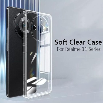 Puzdro Captor Realme 11 Pro / 11 Pro Plus, priehľadný tekutý silikón - ultratenké ochranné puzdro