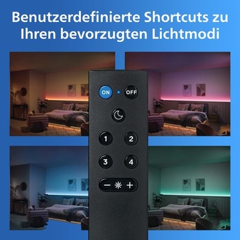 Dálkový ovladač pro chytrou domácnost Philips Smart Lighting, pohodlné ovládání, stmívání,