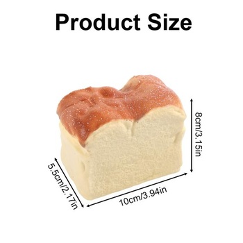 Realistická mačkačka chleba, lis na pomaly rastúci toast, mäkký lis na chleba pre ženy, mužov a
