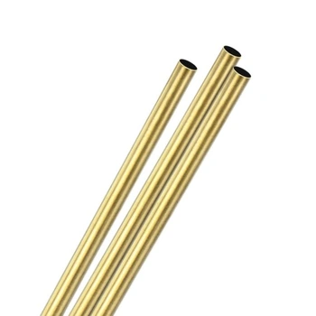 M METERXITY 3 kusy mosadznej rúrky 300 mm, vonkajší priemer 8 mm, hrúbka steny 0,2 mm, bezšvová