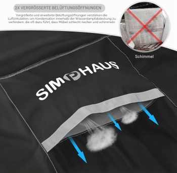 Krycia plachta SIMPHAUS za záhradný nábytok