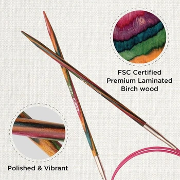 Kruhové pletacie ihlice KnitPro Symfónia 60 cm | 4 mm
