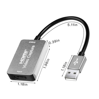Záznam videa přes HDMI, karty pro záznam zvuku a videa, HDMI na USB 2.0, nahrávání v rozlišení
