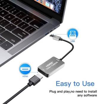 Záznam videa přes HDMI, karty pro záznam zvuku a videa, HDMI na USB 2.0, nahrávání v rozlišení