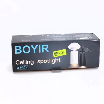 BOYIR 2 x LED stropný žiarič čierna GU10