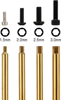 Súprava náradia INJORA RC, šesťhranný skrutkovač 4 v 1, súprava imbusových kľúčov 1,5 mm, 2,0 mm, 2,5 mm, 3