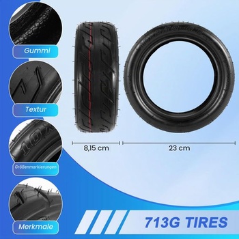 Bezdušová pneumatika 10x2.70-6.5, vákuová pneumatika pre vyvážený skúter, vákuová pneumatika 10
